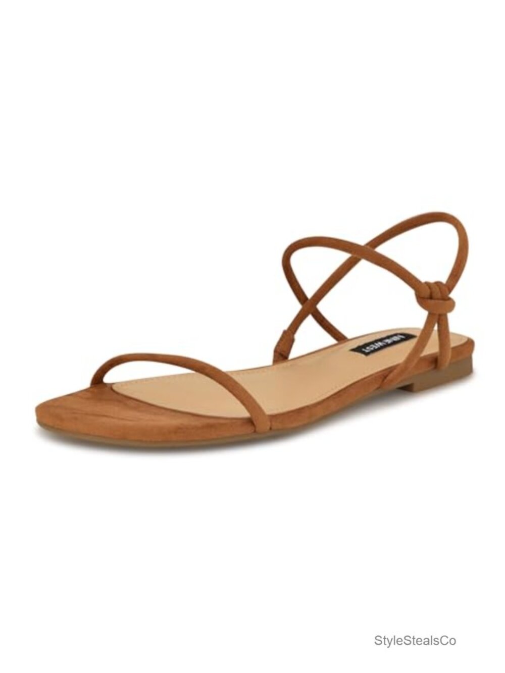 Faux Suede Flat Gladiator Slingback Sandals Casual Beach Open Toe Slip-On